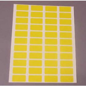 Charge Labels  Resource System Compatible  Laser  4 Across  Yellow