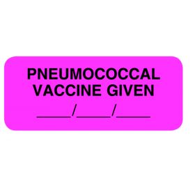 Chart Label - Pneumococcal Vaccine Given