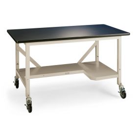 Adjustable Height Mobile Base Stand with Casters