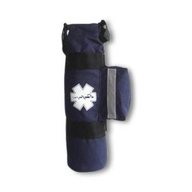 Oxygen Cylinder Sleeve Bag, Star of Life, Navy