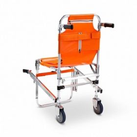 Emergency Evacuation Stair Chair with 2 Wheels, Orange