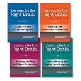 Lessons for the Right Brain Second Edition (Set of 4)
