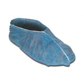 Polygard Shoe Cover, Polypropylene, Nonskid, White, Size L