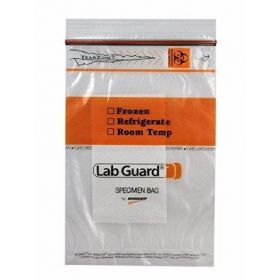 Biohazard Specimen Bag, 6" x 9", 3 Wall with Absorbent Pad