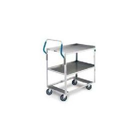 Ergo-One Stainless Steel Utility Cart with 2 Shelves, 22" W x 39-1/8" L x 44-3/8" H