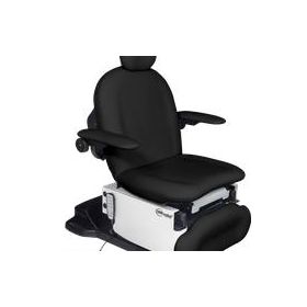 power4011p Ultra Procedure Chair with Stirrups, Classic Black