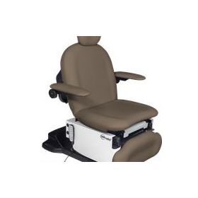 power4011p Ultra Procedure Chair with Stirrups, Chocolate Truffle