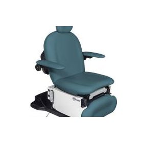 power4011p Ultra Procedure Chair with Stirrups, Lakeside Blue