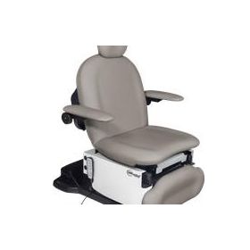 power4011p Ultra Procedure Chair with Stirrups, Smoky Cashmere