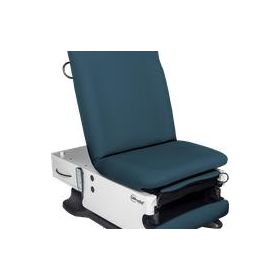 power200 Exam Table with Power High-Low and Manual Back, Twilight Blue