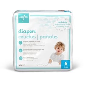 Disposable Baby Diapers, Size 6, 35+ lb.