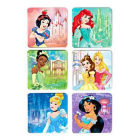 Disney Princess Castle Stickers, 2.5", 75/Roll