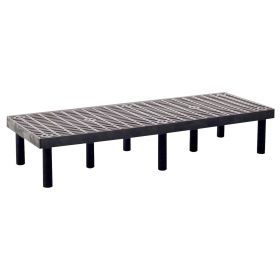 Polymer Dunnage Rack, Ventilated, 24" x 66" x 12"