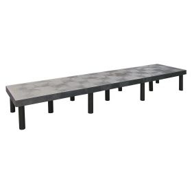 Polymer Dunnage Rack, Solid, 24" x 96" x 12"