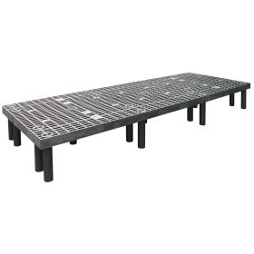 Polymer Dunnage Rack, Ventilated, 36" x 96" x 12"