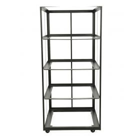 Rolling Storage Rack for 8 APC Beds