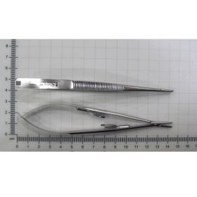 Castroviejo Straight Locking Needle Holder with 12 mm Jaw, 5-1/2" (14 cm)