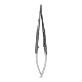 4-3/4" (12.1 cm) Straight Delicate Micro Needle Holder with Round Handle