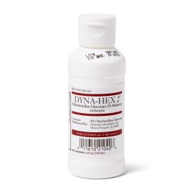 Dyna-Hex 2% CHG Scrub, 4-oz. Bottle, 48/Case