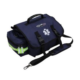 Premium Nylon First Responder Bag, Navy Blue, 15" x 8" x 8", 3 lbs.