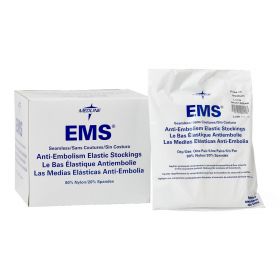 EMS Knee-High Anti-Embolism Stockings, Size M Long MDS160648H