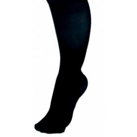 CURAD Knee-High Compression Hosiery with 15-20 mmHg, Black, Size E, Regular Length