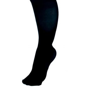CURAD Knee-High Compression Hosiery with 20-30 mmHg, Black, Size D, Regular Length