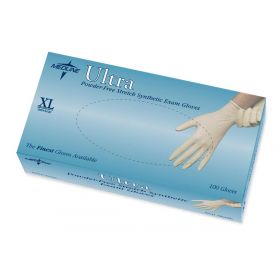 Ultra Stretch Powder-Free Synthetic Vinyl Exam Gloves, Size XL