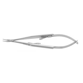 Castroviejo Curved Microsurgery Needle Holder, 5-1/2" (14 cm)