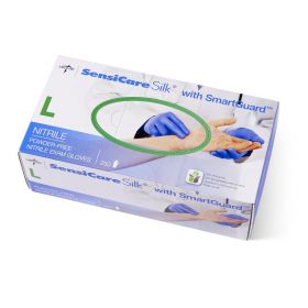 SensiCare Silk Powder-Free Nitrile Exam Gloves MDS2586