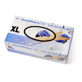 SensiCare Silk Powder-Free Nitrile Exam Gloves MDS2587