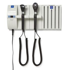Diagnostic Wallboard System with 2 Handles, L2 LED Otoscope Head, L2 Xenon Ophthalmoscope Head, and Specula Dispenser