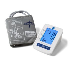 Automatic Digital Blood Pressure Monitor with Large Adult Cuff