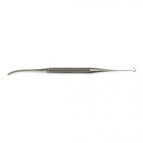 7"(17.8 cm) Double-Ended Varady Vein Hook with Micro Spatula and Probe