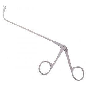 5-1/2"(14 cm) Working Length Biopsy and Grasping Forceps with Horizontal 70  Angled Up 4 mm Cup