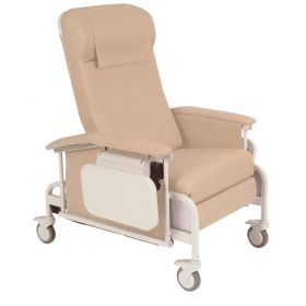 Serenity Drop-Arm Clinical Recliner, Taupe