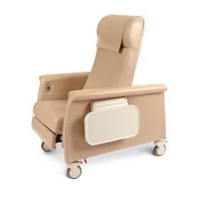 Elite Clinical Recliner with Dual Swing-Away Arms, Taupe