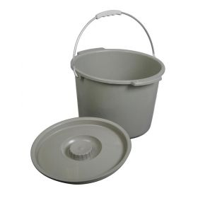 Economy Commode Bucket with Lid and Handle