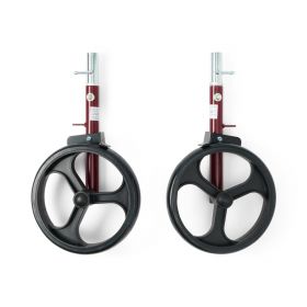 One Pair Of Rear Wheel Assemblies for MDS86800XW, 1 Left and 1 Right Rear Assembly, Includes Legs With Brake Shoes, Wheels and Bearings