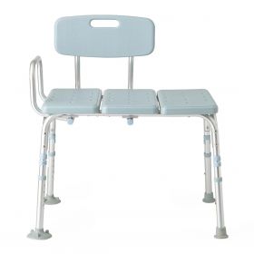 Knockdown Transfer Bench with Back and Microban Treatment