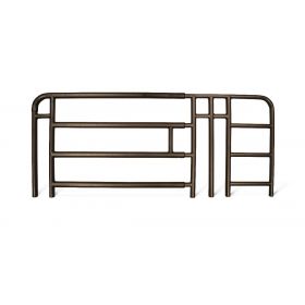 4-Bar Spring-Loaded Adjustable Full-Length Bed Rails