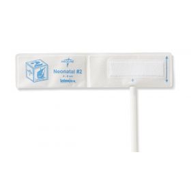 Disposable Soft Cloth Single-Tube Blood Pressure Cuff with Slip Luer, Neonatal #2 MDS9742H