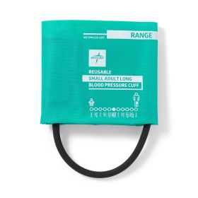 Medline Reusable 1-Tube Blood Pressure Cuff with Bayonet Connector, Small Adult Long