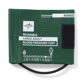 Medline Reusable 1-Tube Blood Pressure Cuff with Bayonet Connector, Large Adult