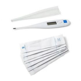 30-Second Oral Digital Stick Thermometer with Fahrenheit / Celsius with 20 Sheaths