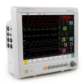 iM80 Patient Monitor with NIBP, SPO2, TEMP, and ECG plus Touchscreen