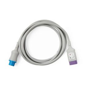 Reusable ECG Trunk Cable for GE Datex Machines, 3-Lead Leadwire