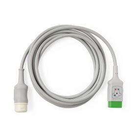 Reusable ECG Trunk Cable for Philips Machines, 5-Lead Leadwire