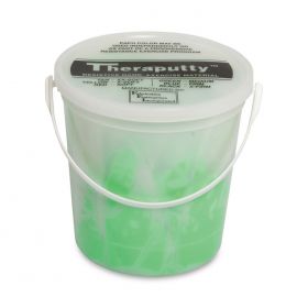 CanDo TheraPutty Hand Therapy Putty, Antimicrobial, 5 lb., Green, Medium Resistance
