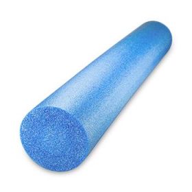 PE Foam Roller, Blue, Round, 6" x 36"